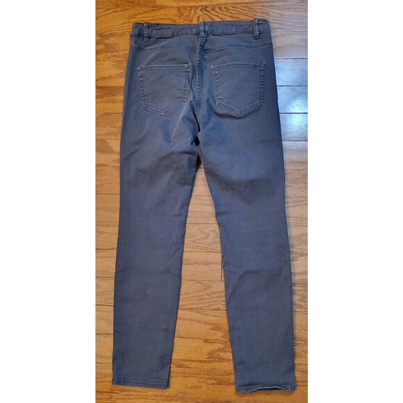 H&M Label of Graded Goods Skinny Jeans Women Size 10 Gray Denim Mid-Rise - Picture 2 of 14